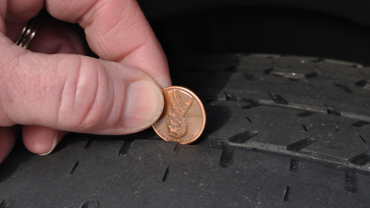 penny test tire