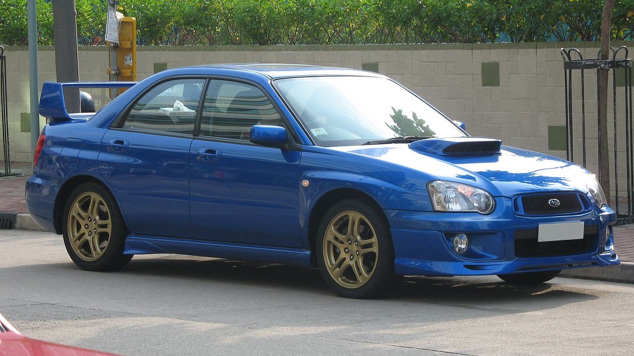 Subaru Imprea WRX STi -Facelift model - front quarter view