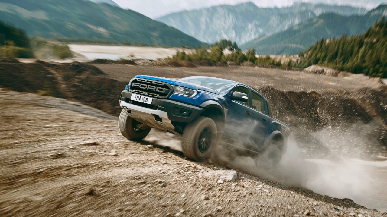 Ford Ranger Raptor off-road.