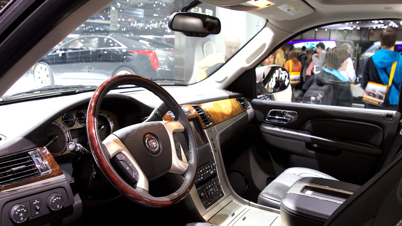 Interior of a 2007–2014 Cadillac Escalade