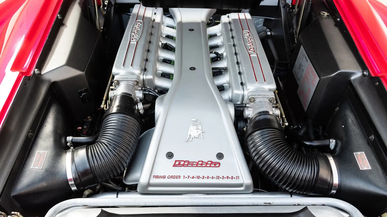 Lamborghini Diablo Engine Bay