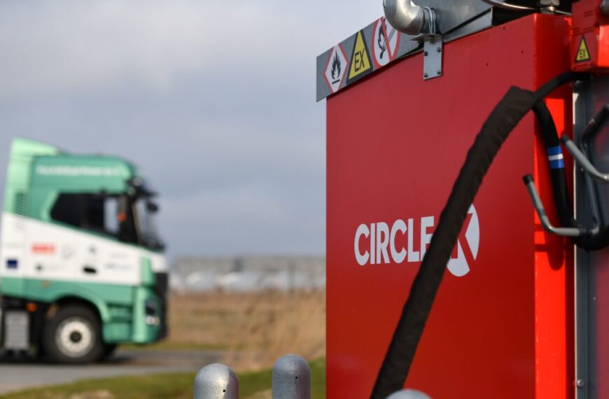 Circle K Methanol fuel pump.