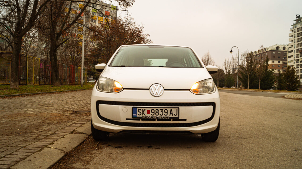 White Volkswagen Up!