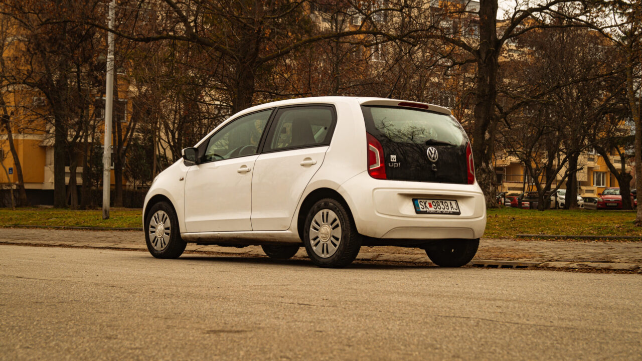 White Volkswagen Up!