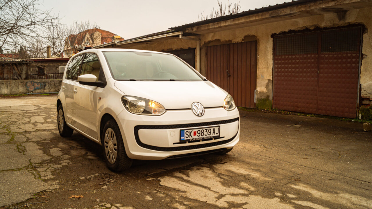 White Volkswagen Up!