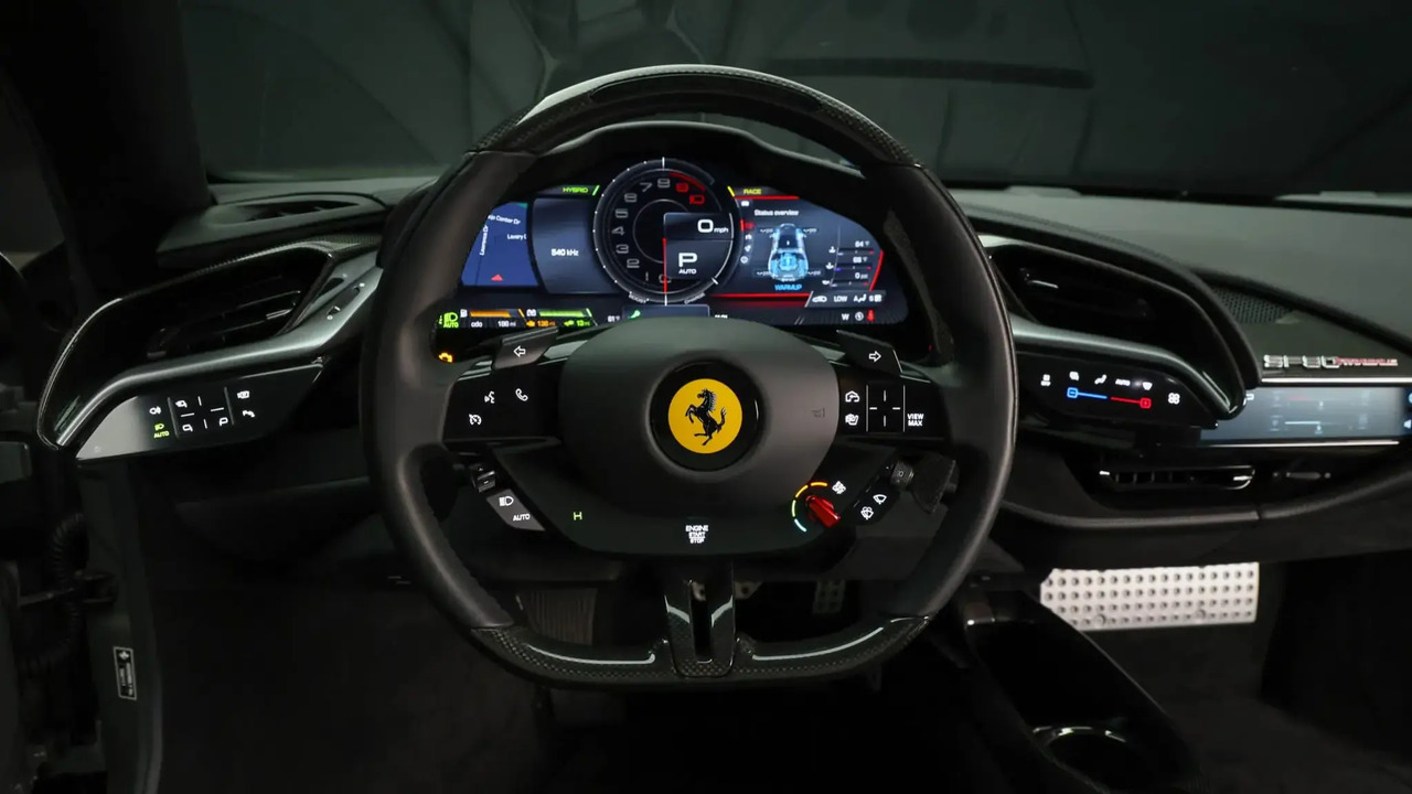 Interior Of 2022 Ferrari SF90 Stradale