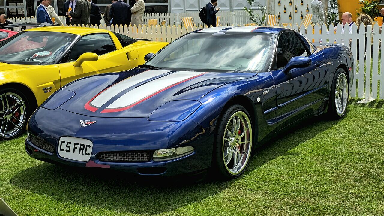 Blue C5 Chevy Corvette Z06.