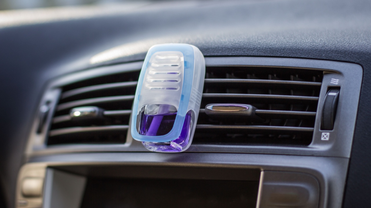 Air freshener in car vent