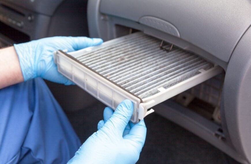 It's important to clean your car's cabin air filter