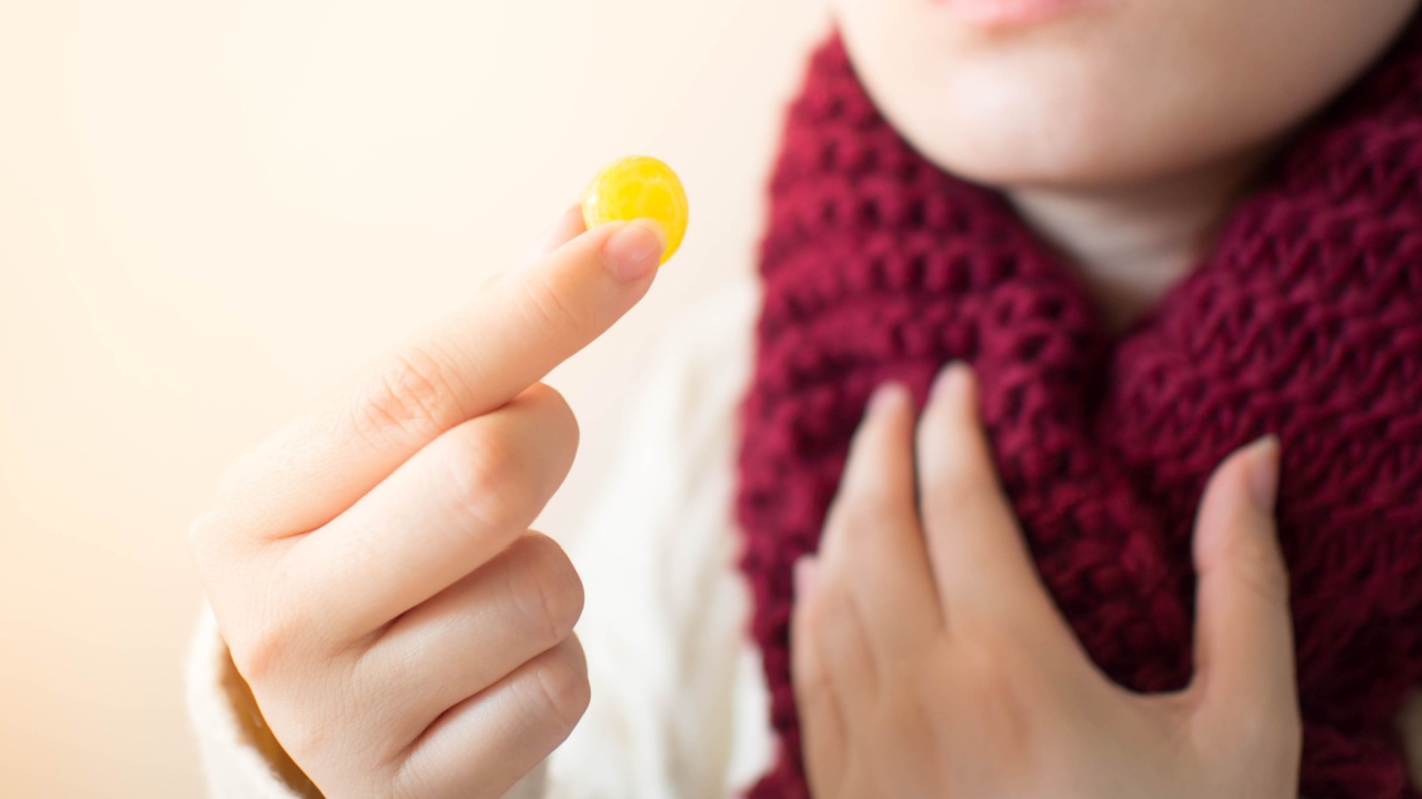 Keep cough drops in your car for when you're not feeling well