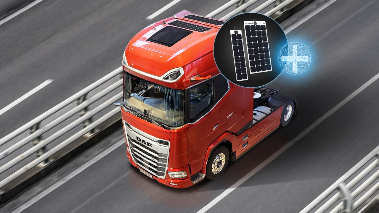 Solar panels on trucks result in less fuel, less degradation