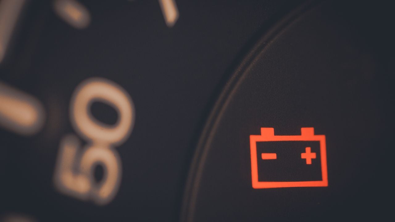 battery warning light