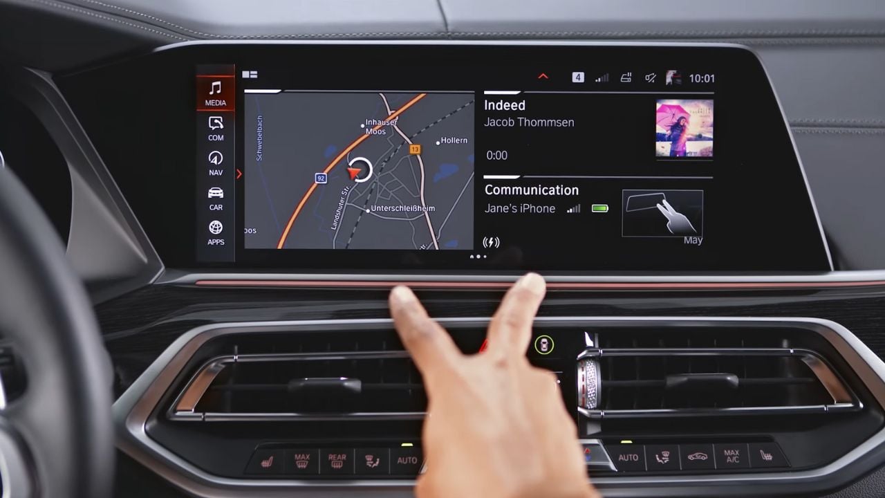 gesture control in bmw