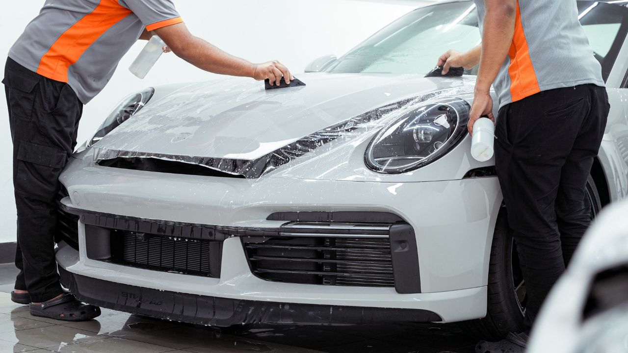ppf applied to porsche