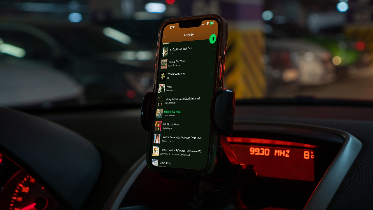 Spotify in car