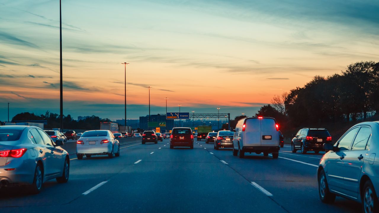 traffic at night