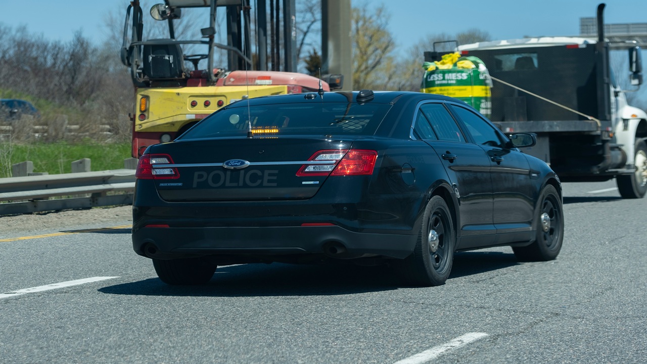 This police car has been well-cared for