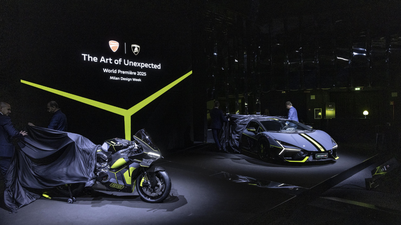 Ducati Panigale V4 Lamborghini, the motorbike