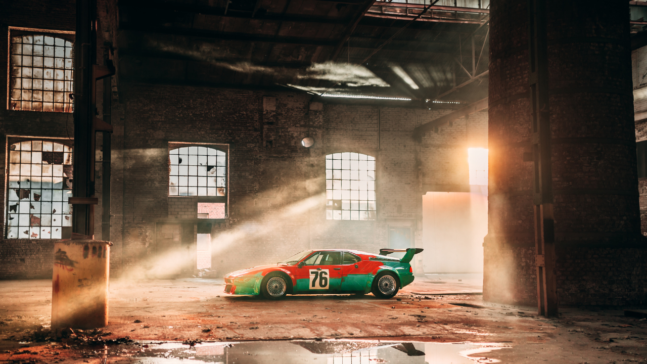 Andy Warhol transformed the BMW M1 into a radical canvas