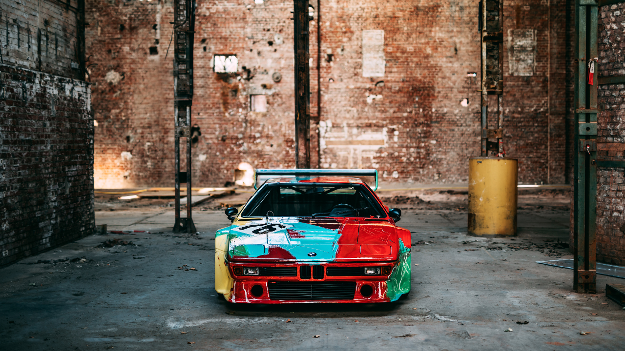 Andy Warhol transformed the BMW M1 into a radical canvas