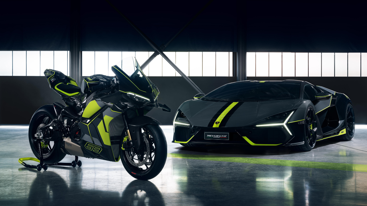 Ducati Panigale V4 Lamborghini, the motorbike