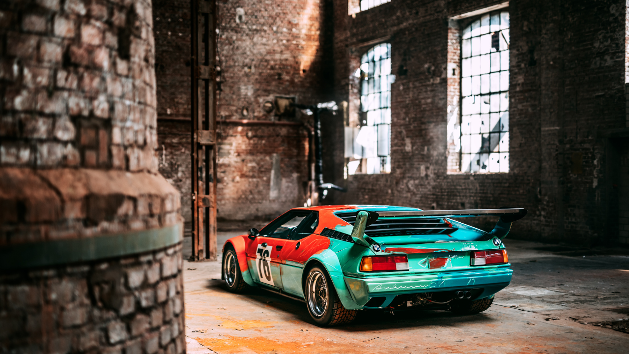 Andy Warhol transformed the BMW M1 into a radical canvas