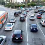 Traffic Jam in Downtown Los Angeles