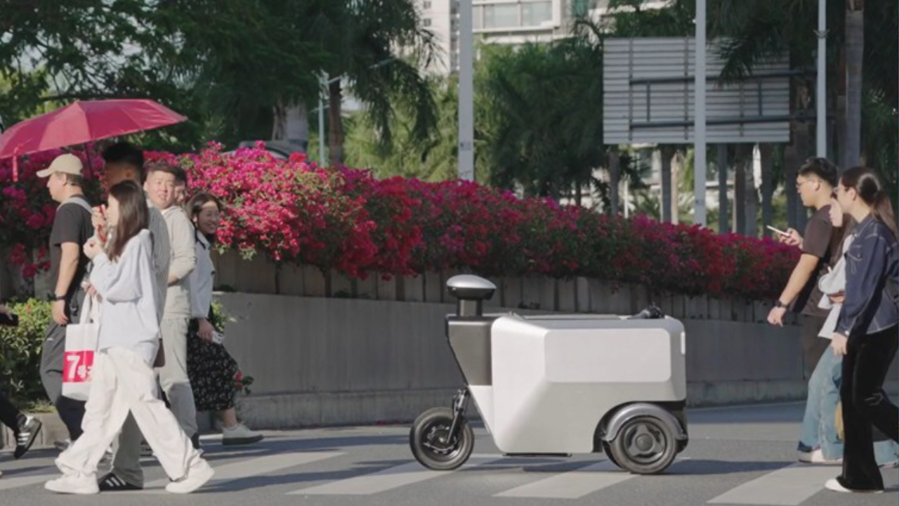 Vehicle Integrated with AI Spark Platform Moving on Public Roads