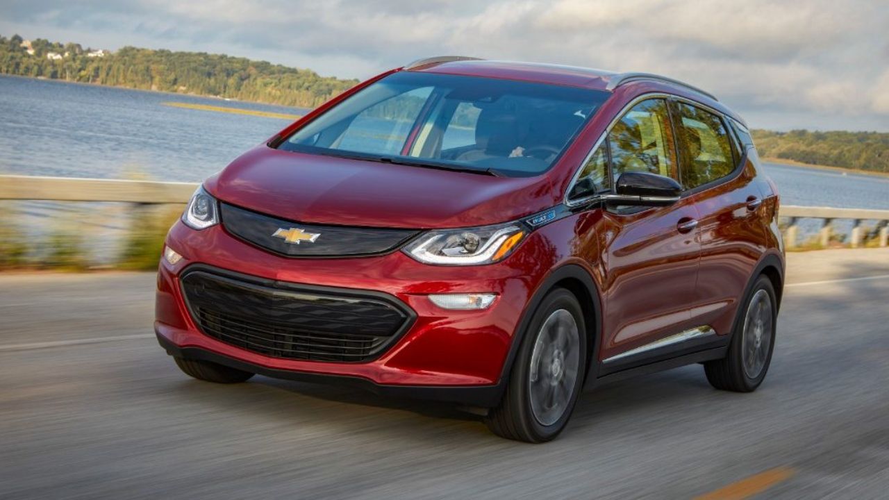 chevy bolt in red