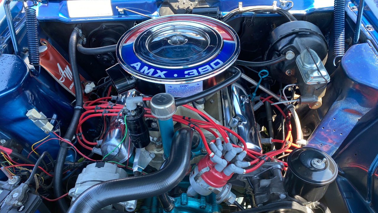 1969 AMC AMX 390 GoPac in blue