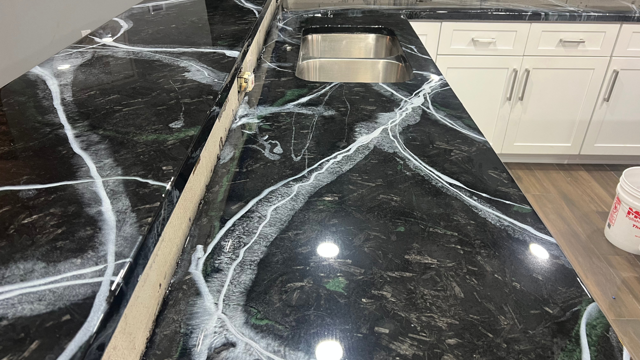 Carbon fiber kitchen counters