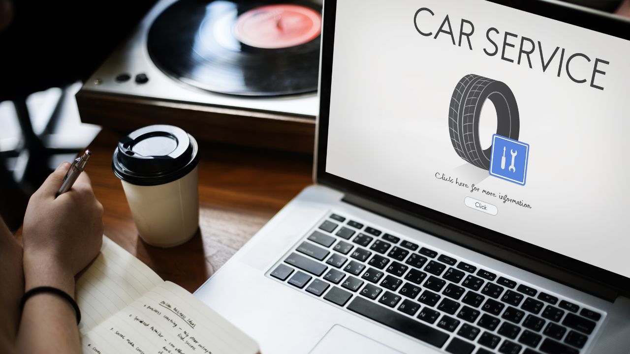 Maintenance Record, Automotive Car Mechanic Garage Service Concept