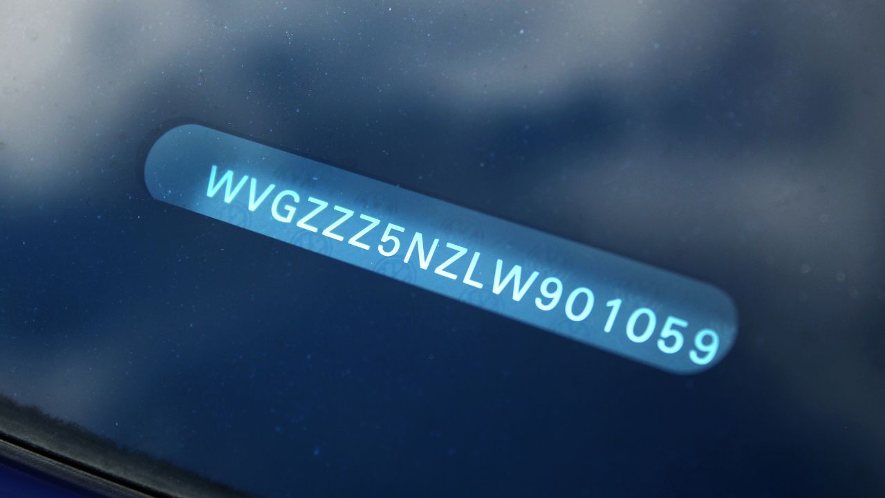 Vehicle identification number - VIN