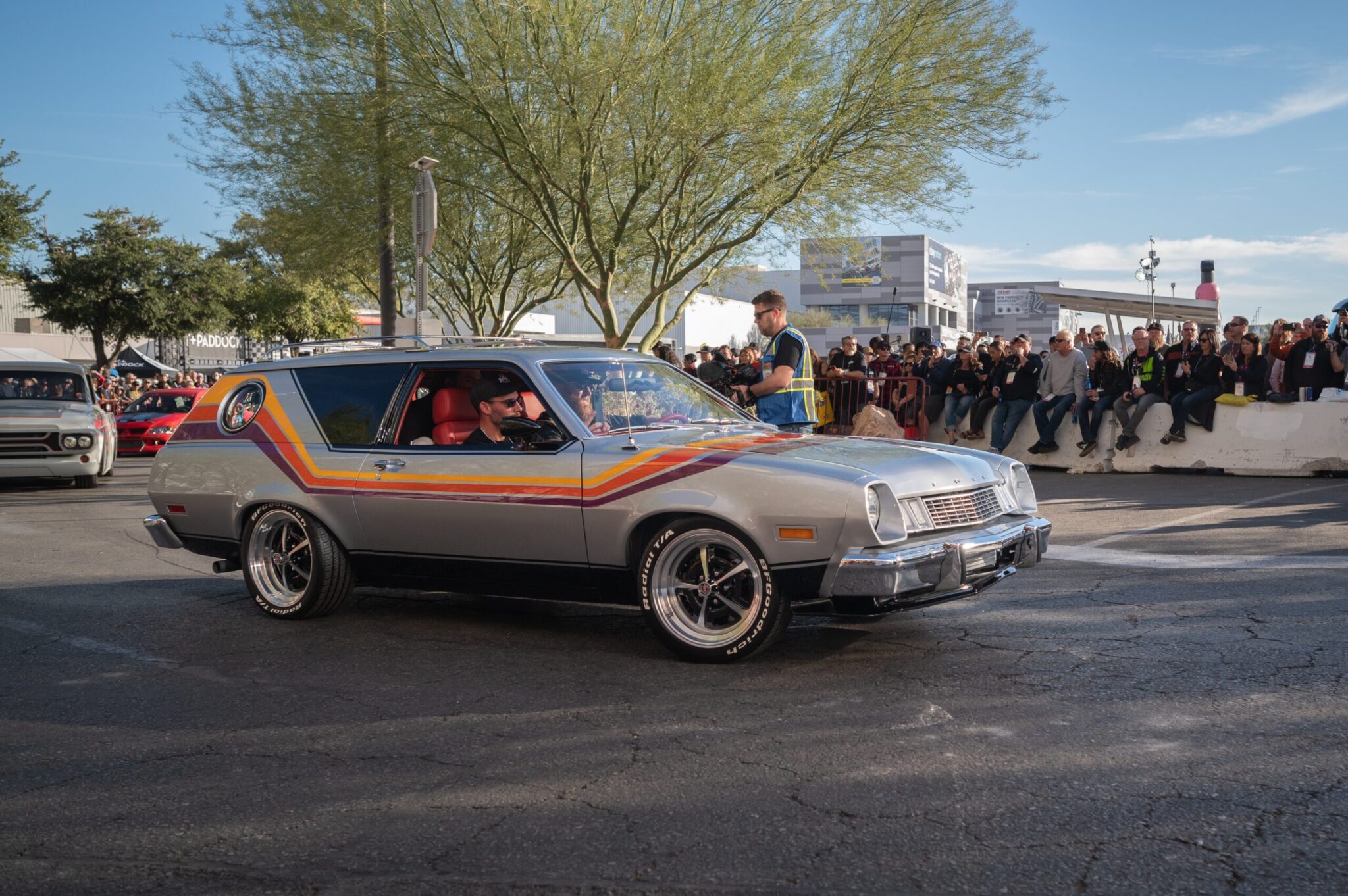 Ford Pinto Cruising Wagon during SEMA Show Cruise scaled