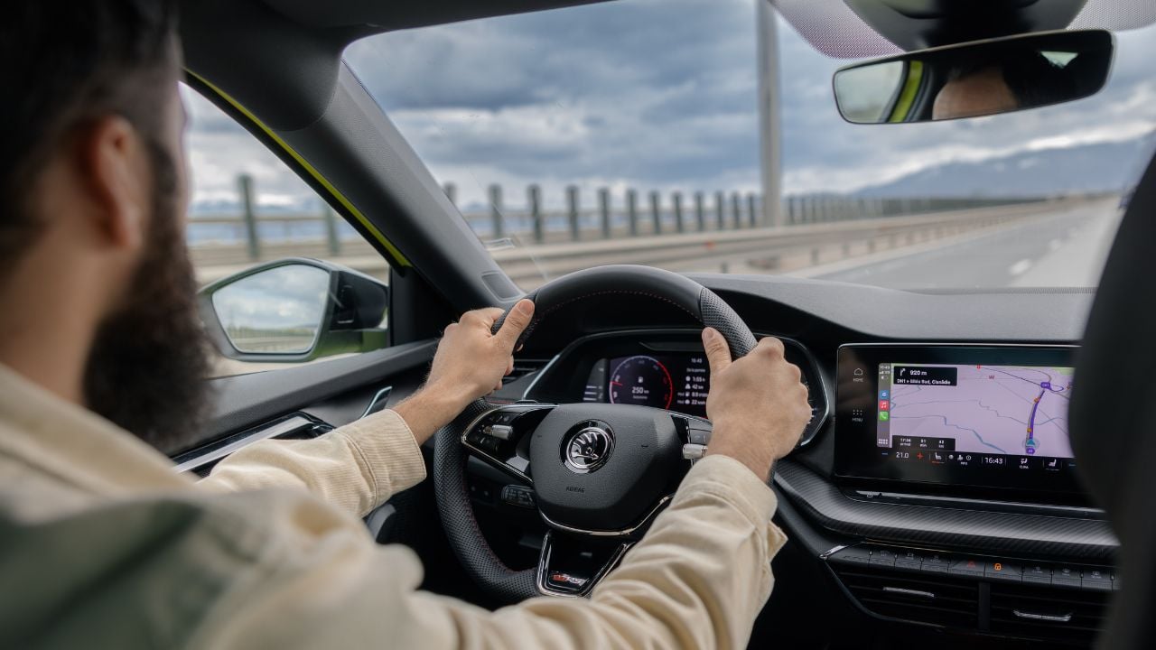 Driving Skoda Octavia