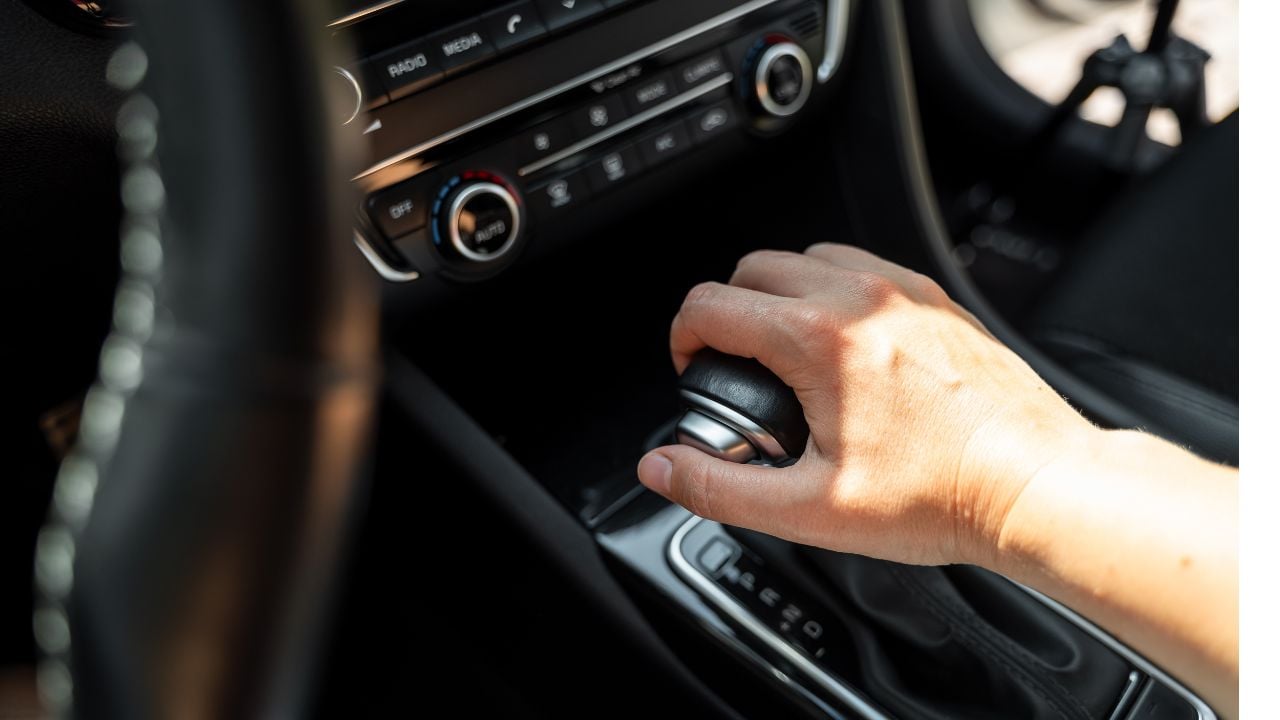 Resting Hand on Automatic Gear