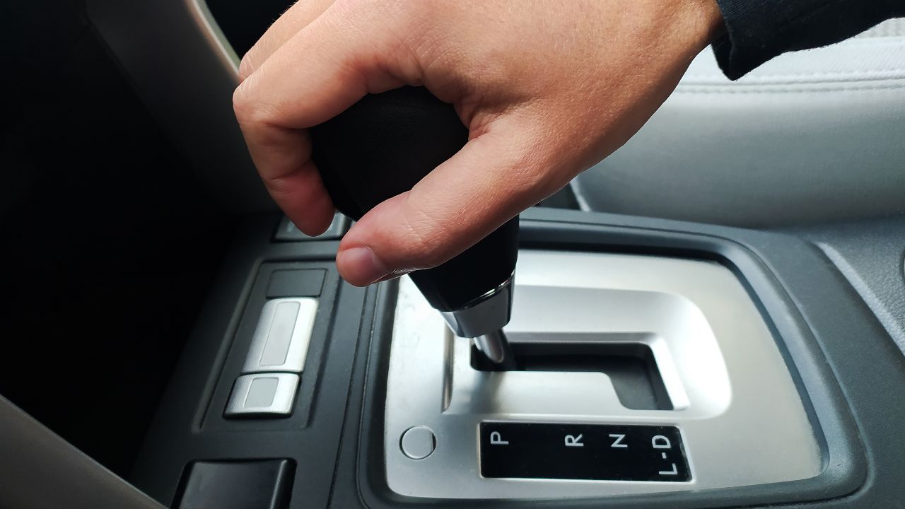 Resting Hand on Automatic Gear