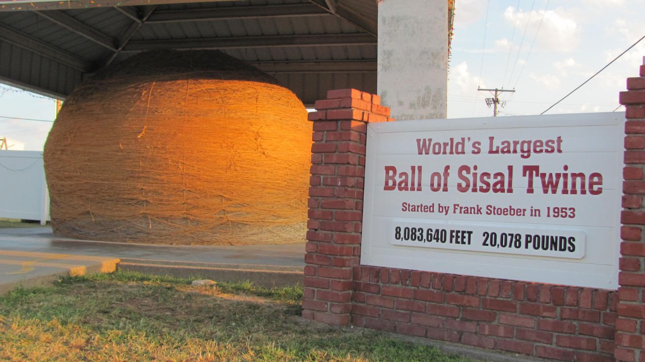 The World’s Largest Ball of Twine — Cawker City, Kansas