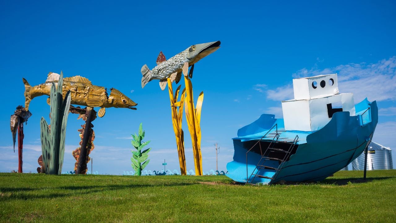 The Enchanted Highway — Regent, North Dakota