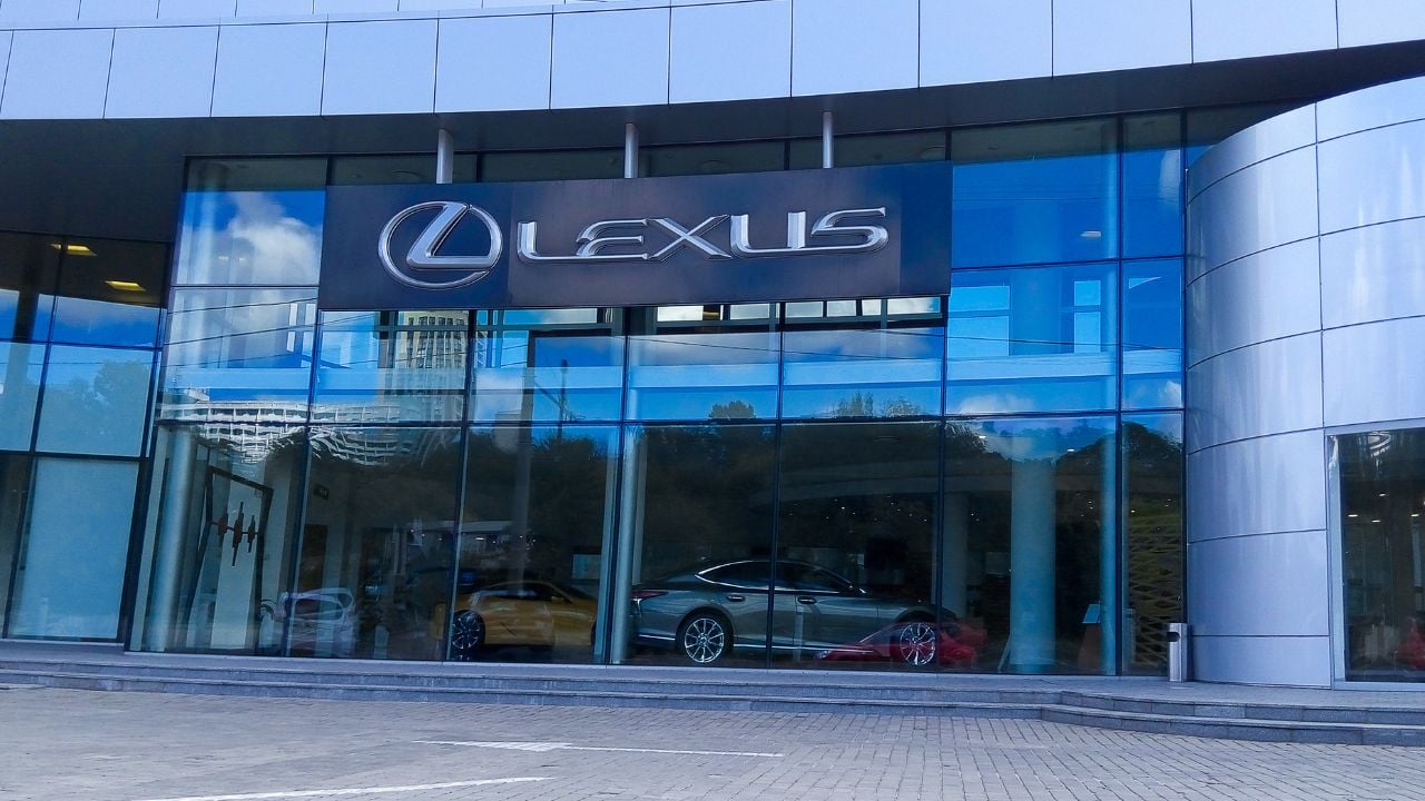 A Lexus car dealership