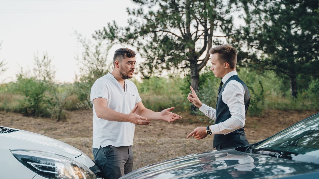 men arguing