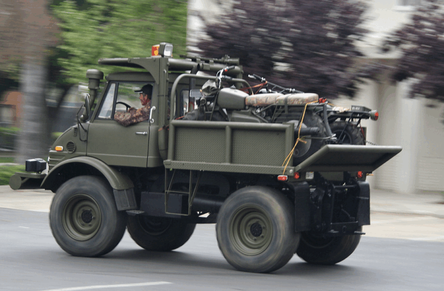 Mercedes Benz Unimog Military Truck