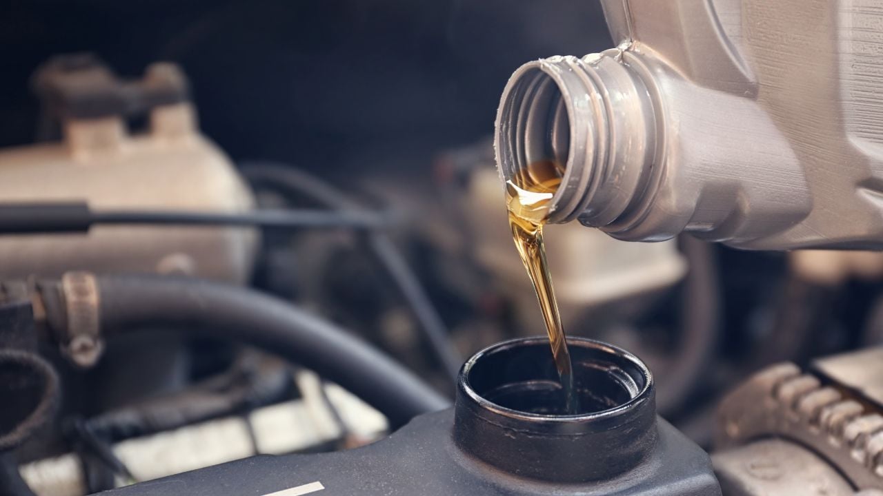Pouring Oil