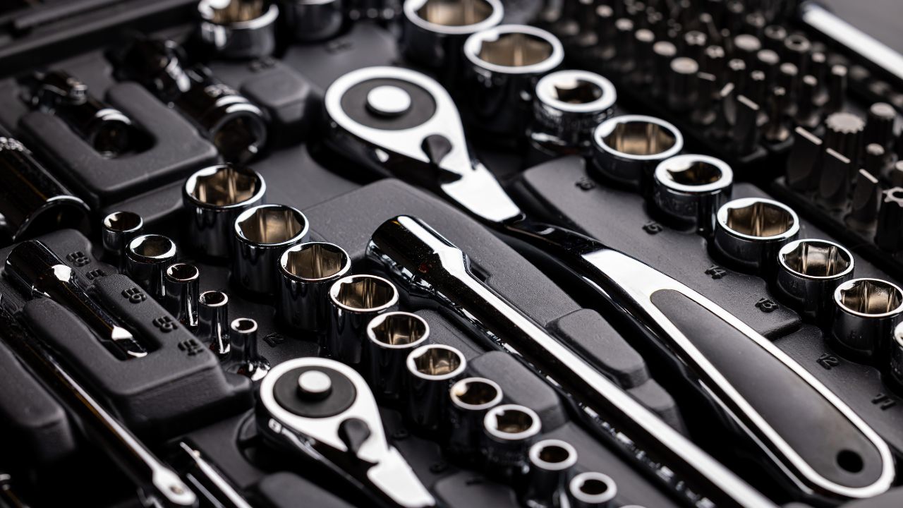 Socket Set with Ratchet