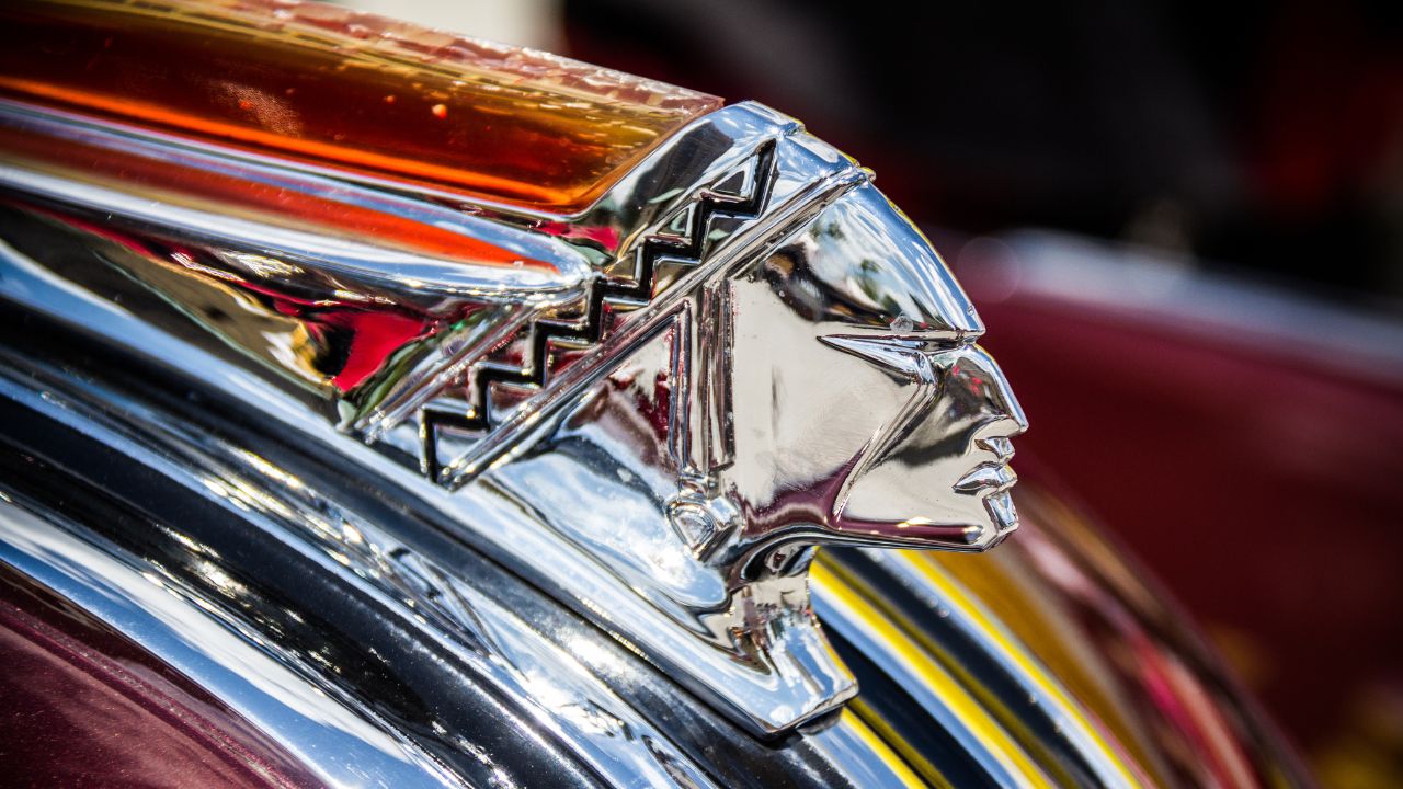Pontiac Indian Chief Ornament