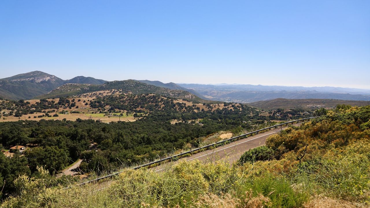 Palomar Mountain Road South Grade Road (S6)