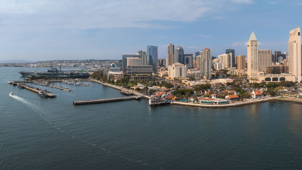 San Diego, California, Carrier Deck to Point Loma