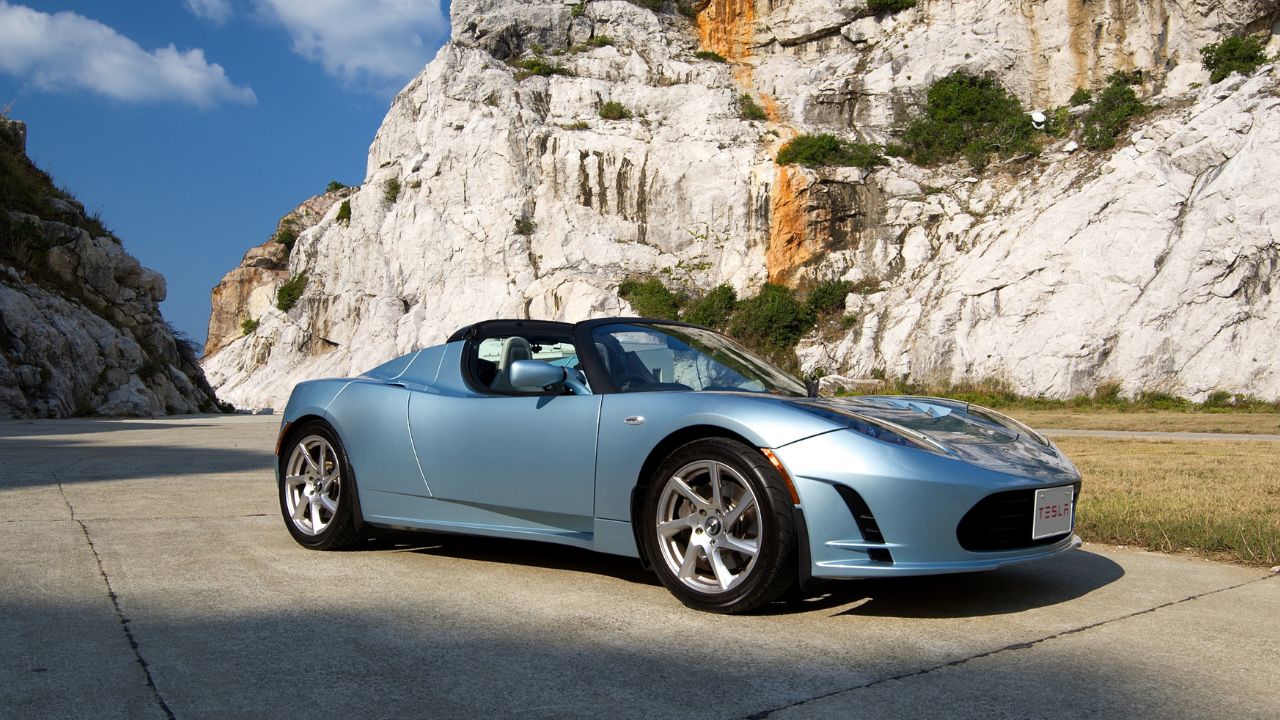 Tesla Roadster Glacier Blue