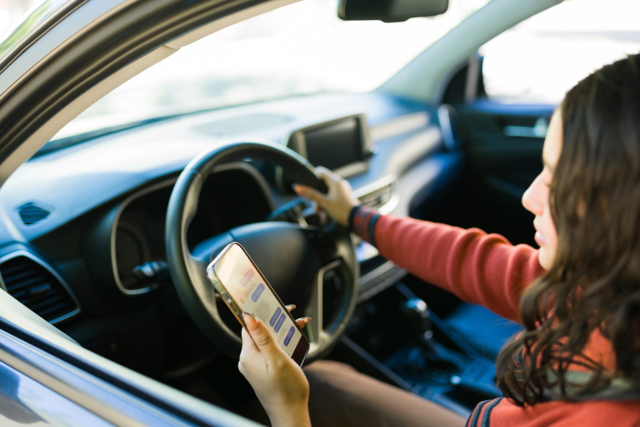 Phone while driving