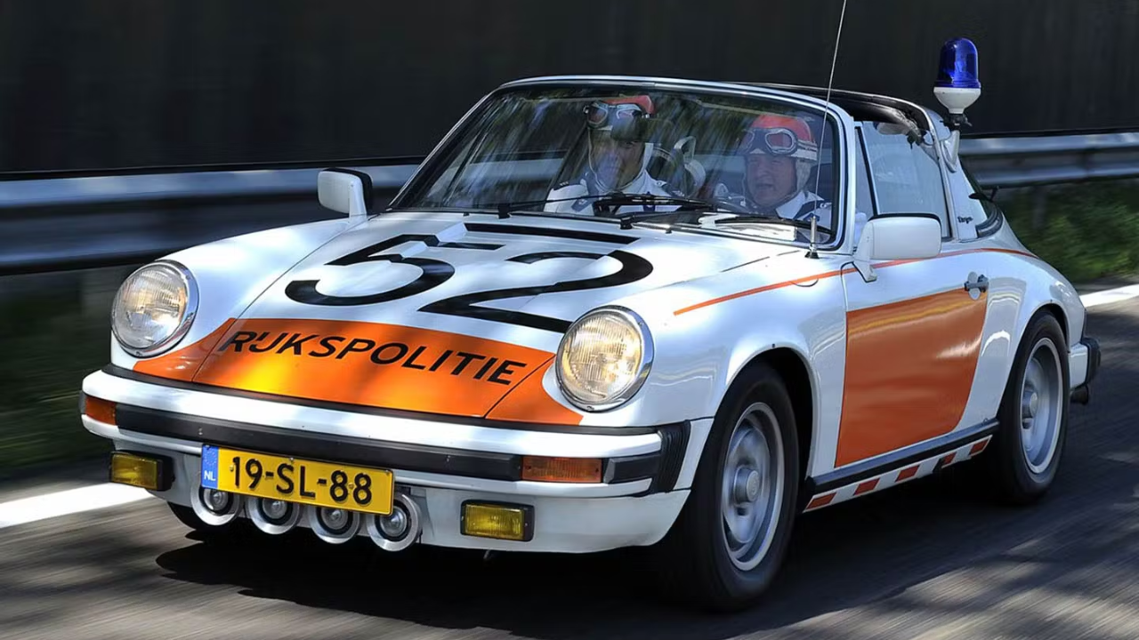 Porsche Cop Car
